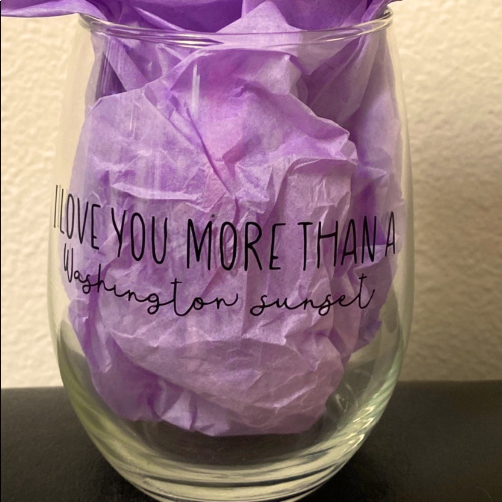 Handmade wineglass